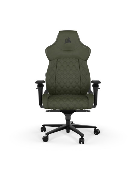 Corsair TC500 LUXE Silla para videojuegos de PC Asiento acolchado Verde