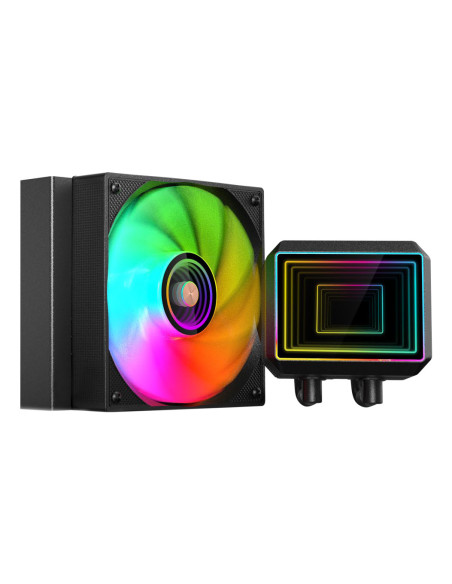Mars Gaming ML-TWO120 Procesador Kit de refrigeración líquida 12 cm Negro 1 pieza(s)