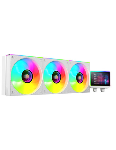 Mars Gaming ML-VISIONII360 Procesador Kit de refrigeración líquida 12 cm Blanco 1 pieza(s)