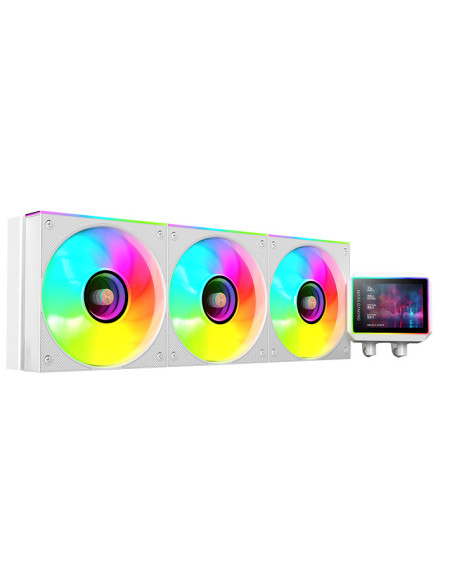 Mars Gaming ML-VISIONII360 Procesador Kit de refrigeración líquida 12 cm Blanco 1 pieza(s)