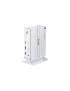 D-Link DUF-E01 E base para portátil y replicador de puertos Alámbrico Thunderbolt 4 Blanco