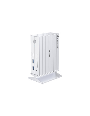 D-Link DUF-E01 E base para portátil y replicador de puertos Alámbrico Thunderbolt 4 Blanco