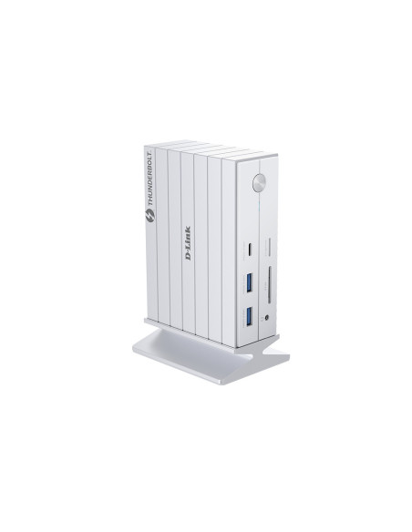 D-Link DUF-E01 E base para portátil y replicador de puertos Alámbrico Thunderbolt 4 Blanco