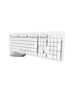 Trust Ody II Wireless teclado Ratón incluido Hogar   Oficina RF inalámbrico QWERTY Español Blanco