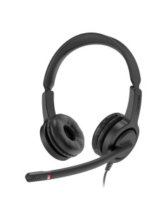 Axtel VOICE UC28 stereo USB-A Auriculares Alámbrico Diadema Oficina Centro de llamadas USB tipo A Negro