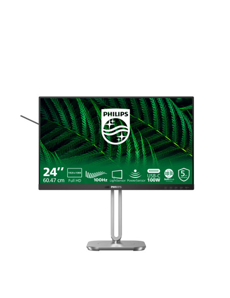 Philips 5000 series 24B2G5301 00 pantalla para PC 60,5 cm (23.8") 1920 x 1080 Pixeles Full HD LCD Negro