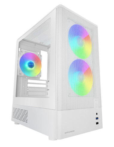 Mars Gaming MC-ONYXW Mini Tower Blanco