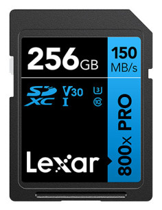 Lexar High-Performance 800xPRO 256 GB SDXC UHS-I Clase 10