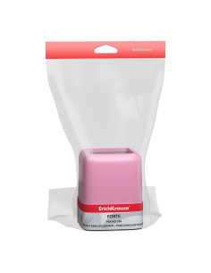 ErichKrause Forte porta lápices Plástico Gris, Rosa 2