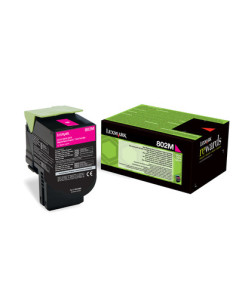 Lexmark 802M cartucho de tóner 1 pieza(s) Original Magenta