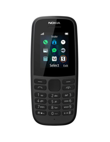 Nokia 105 (2019) 4,5 cm (1.77") 73,2 g Negro Característica del teléfono