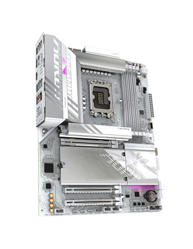 GIGABYTE B860 AORUS ELITE WIFI7 ICE Placa base - CPUs Intel Core Ultra, VRM de 14+1+2+1 fases, hasta 9200MHz DDR5, 1xPCIe 5.0 +