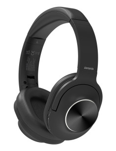 Aiwa HST-220BT auricular y casco Auriculares Inalámbrico y alámbrico Diadema Llamadas Música USB Tipo C Bluetooth Negro