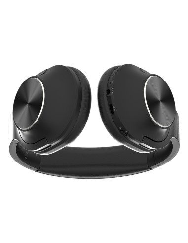 Aiwa HST-220BT auricular y casco Auriculares Inalámbrico y alámbrico Diadema Llamadas Música USB Tipo C Bluetooth Negro