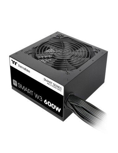Thermaltake Smart W3 unidad de fuente de alimentación 600 W 24-pin ATX ATX Negro