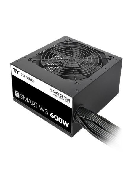 Thermaltake Smart W3 unidad de fuente de alimentación 600 W 24-pin ATX ATX Negro