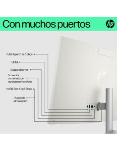 HP 24-cr0041ns Intel® Core™ i3 i3-1315U 60,5 cm (23.8") 1920 x 1080 Pixeles Pantalla táctil PC todo en uno 8 GB DDR4-SDRAM 512 G