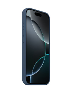 Apple Funda de silicona con MagSafe para el iPhone 16 Pro - Azul denim