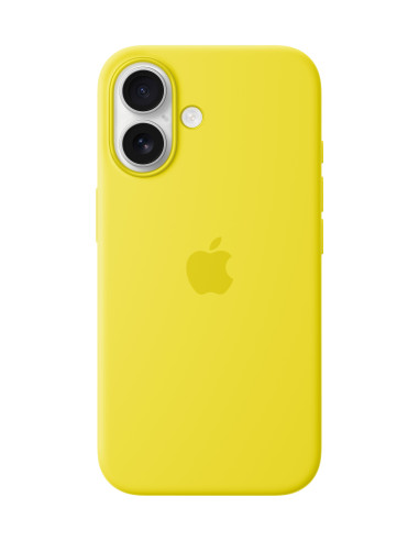 Apple Funda de silicona con MagSafe para el iPhone 16 - Amarillo carambola