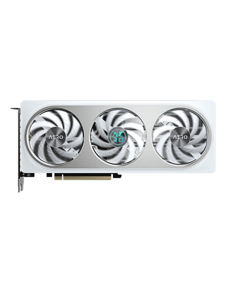 GIGABYTE GeForce RTX 5060 AERO OC 8G Tarjeta Gráfica - 8GB GDDR7, 128bit, PCI-E 5.0, 2595 MHz Frecuencia del núcleo, 3 x