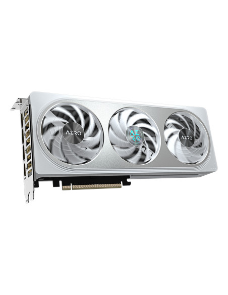 GIGABYTE GeForce RTX 5060 AERO OC 8G Tarjeta Gráfica - 8GB GDDR7, 128bit, PCI-E 5.0, 2595 MHz Frecuencia del núcleo, 3 x