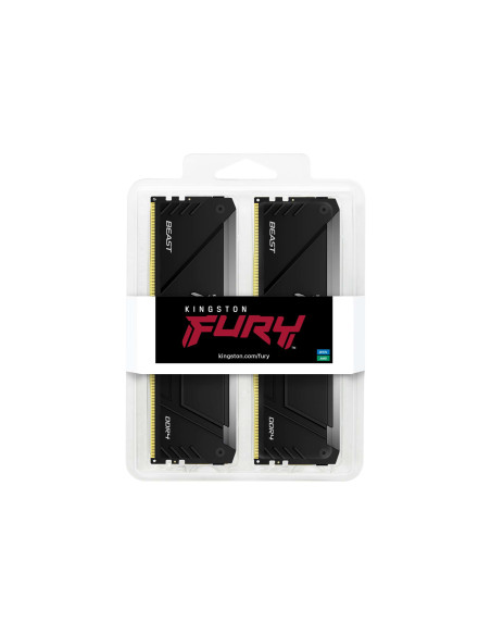 Kingston Technology FURY Beast 32GB 3200MT s DDR4 CL16 DIMM (Kit de 2) 1Gx8 RGB
