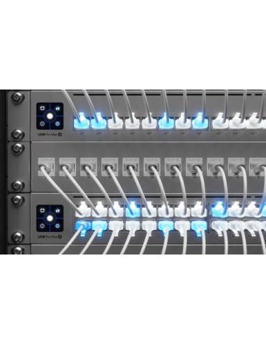 Ubiquiti UACC-Cable-Patch-EL-0.15M-W-24 cable de red Translúcido, Blanco 0,15 m Cat6