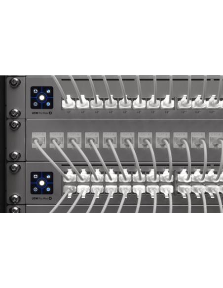 Ubiquiti UACC-Cable-Patch-EL-0.15M-W-24 cable de red Translúcido, Blanco 0,15 m Cat6