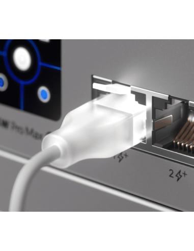 Ubiquiti UACC-Cable-Patch-EL-0.15M-W-24 cable de red Translúcido, Blanco 0,15 m Cat6