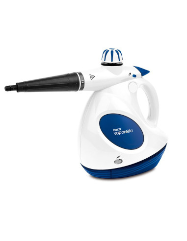 Polti Vaporetto First Limpiador a vapor portátil 0,2 L 1000 W Azul, Blanco
