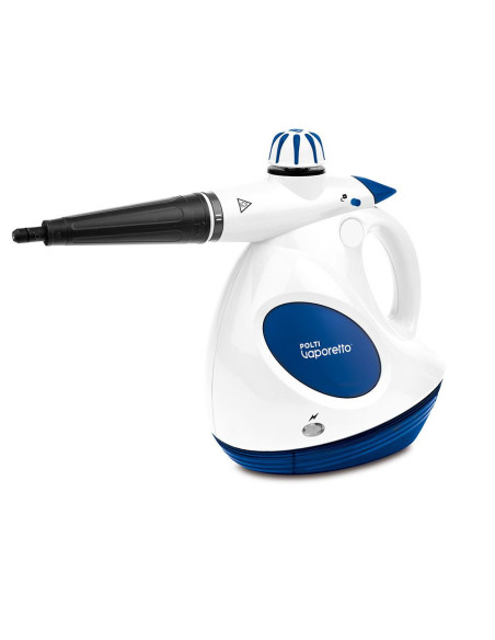 Polti Vaporetto First Limpiador a vapor portátil 0,2 L 1000 W Azul, Blanco