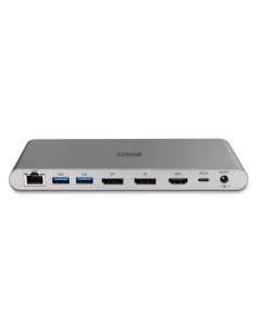 Lindy 43349 base para portátil y replicador de puertos Alámbrico USB 3.2 Gen 1 (3.1 Gen 1) Type-C Plata 2