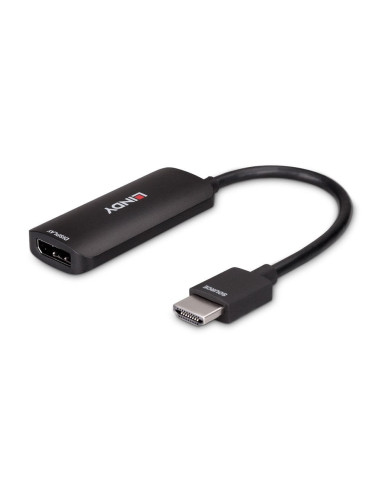 Lindy 38329 adaptador de cable de vídeo 0,157 m HDMI tipo A (Estándar) DisplayPort Negro