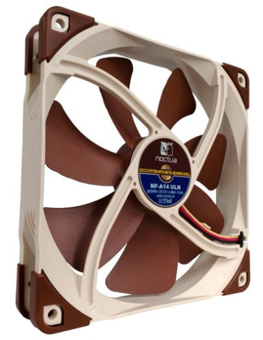 Noctua NF-A14 ULN sistema de refrigeración para ordenador Carcasa del ordenador Ventilador 14 cm