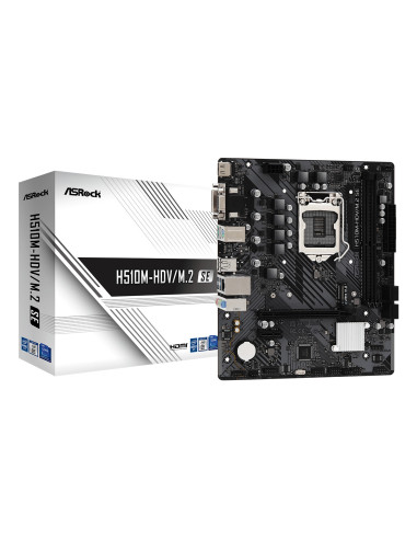 Asrock H510M-HDV M.2 SE Intel H470 LGA 1200 (Socket H5) micro ATX