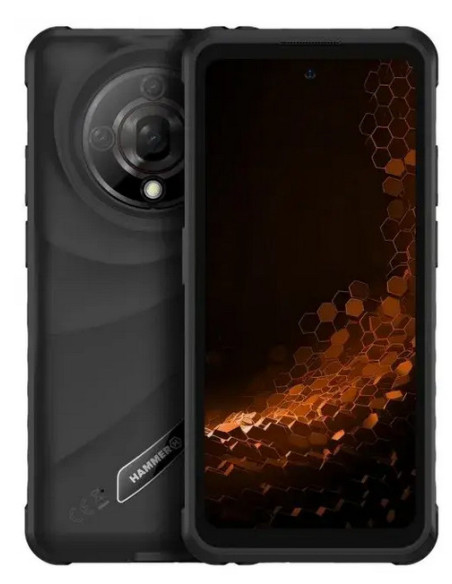 HAMMER Iron 6 black 16,7 cm (6.56") SIM doble Android 14 4G USB Tipo C 6 GB 128 GB 6050 mAh Negro