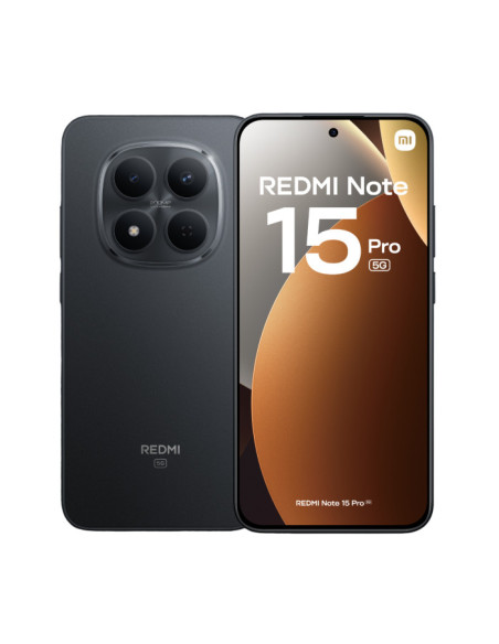 Xiaomi Redmi Note 15 Pro 5G 17,4 cm (6.83") SIM doble USB Tipo C 12 GB 512 GB 6580 mAh Negro
