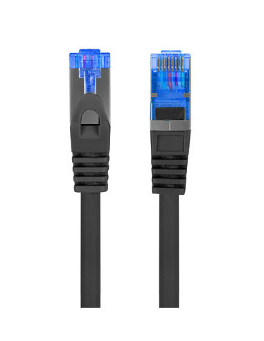 Lanberg PCF6A-10CC cable de red Negro 0,5 m Cat6a S FTP (S-STP)