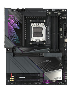 GIGABYTE X870E AORUS MASTER Placa Base - Compatible con CPUs AMD Ryzen 9000, 16+2+2 fases VRM digitales, hasta 8600MHz DDR5 2