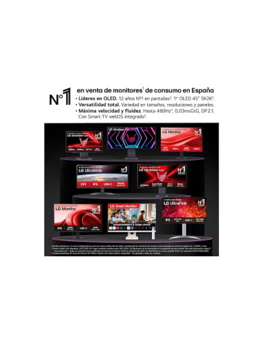 LG 27U731SA-W pantalla para PC 68,6 cm (27") 3840 x 2160 Pixeles 4K Ultra HD LCD Blanco