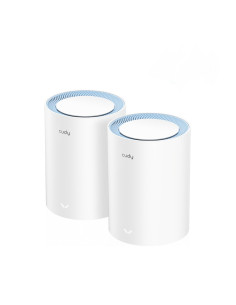 Cudy M1200 2-PACK sistema Wi-Fi Mesh (Wi-Fi en malla) Doble banda (2,4 GHz   5 GHz) Wi-Fi 5 (802.11ac) Blanco 1 Interno