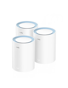 Cudy M1200 3-PACK sistema Wi-Fi Mesh (Wi-Fi en malla) Doble banda (2,4 GHz   5 GHz) Wi-Fi 5 (802.11ac) Blanco 1 Interno