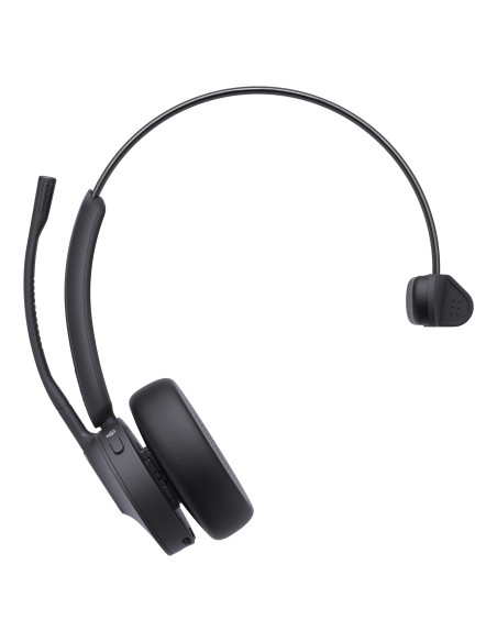 Yealink WH64 Mono Teams Auriculares Inalámbrico Diadema Oficina Centro de llamadas USB Tipo C Bluetooth Negro