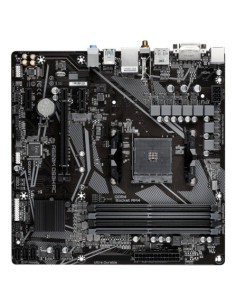 GIGABYTE A520M DS3H AC Placa Base - Procesadores AMD Ryzen Serie 5000, VRM de 5+3 fases, hasta 4733 MHz DDR5 (OC), 1xPCIe 3.0 2