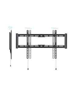 TooQ Soporte Fijo de pared para pantallas 37"- 80", Negro 2