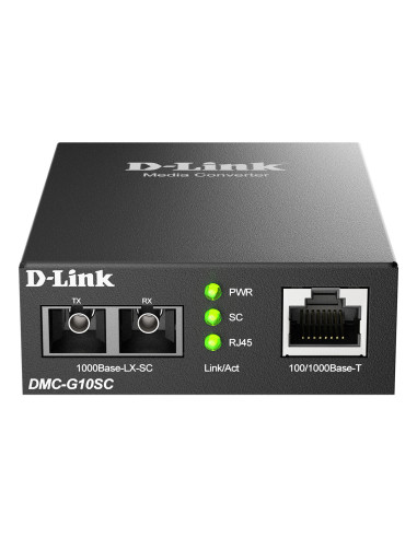 D-Link DMC-G10SC E convertidor de medio 1000 Mbit s Monomodo