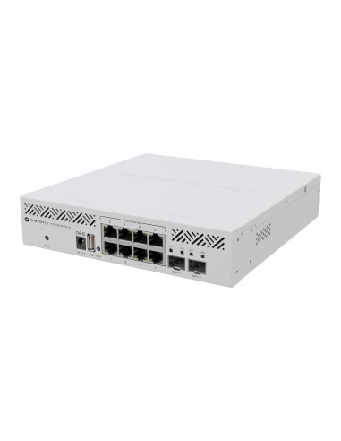 Mikrotik CRS310-8G+2S+IN  L3 Smart Switch Gestionado 2.5G Ethernet (100 1000 2500) 1U Blanco