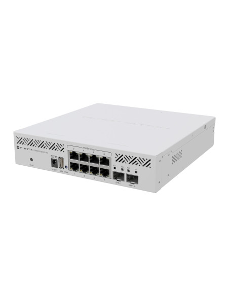 Mikrotik CRS310-8G+2S+IN  L3 Smart Switch Gestionado 2.5G Ethernet (100 1000 2500) 1U Blanco