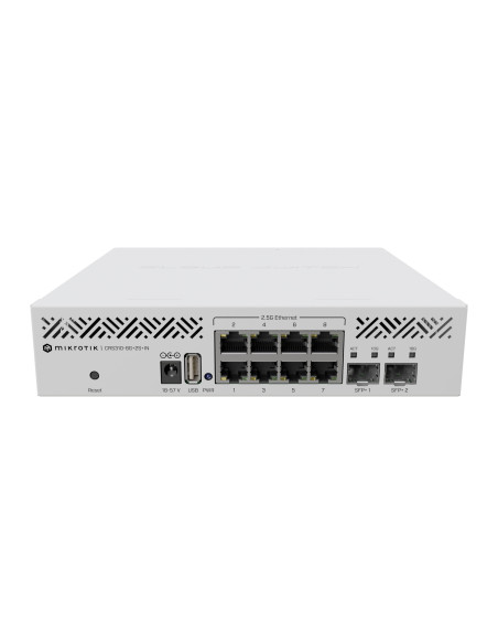 Mikrotik CRS310-8G+2S+IN  L3 Smart Switch Gestionado 2.5G Ethernet (100 1000 2500) 1U Blanco