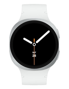 Samsung Galaxy Watch 8 3,81 cm (1.5") AMOLED 44 mm Digital 480 x 480 Pixeles Pantalla táctil Plata Wifi GPS (satélite) 2